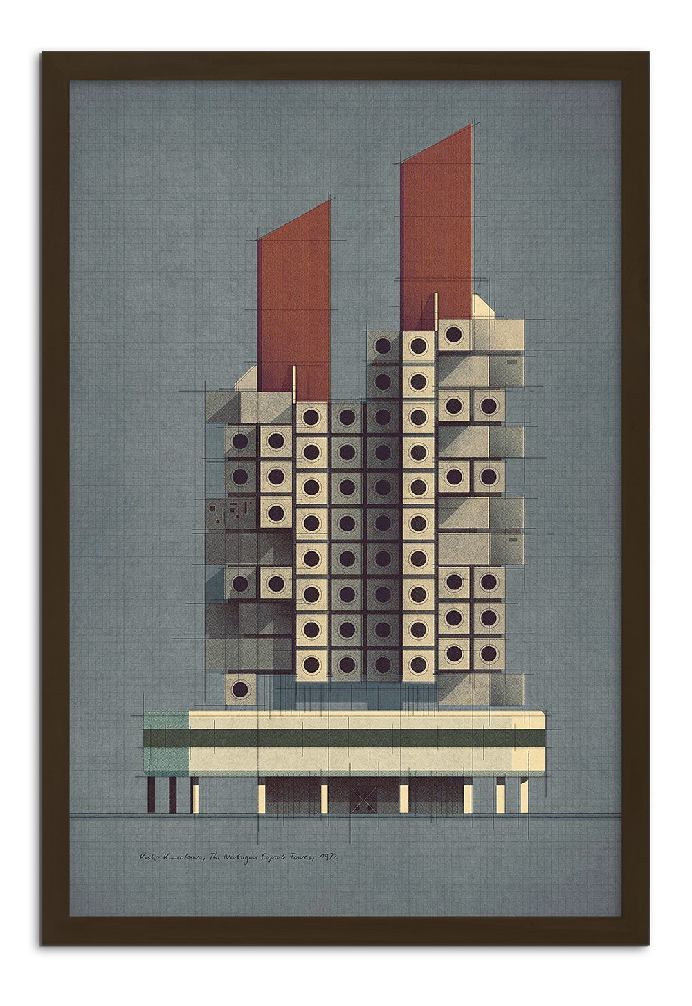 Kisho Kurokawa, The Nakagin Capsule Tower, 1972