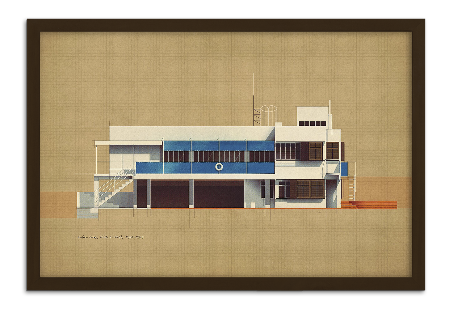 Eileen Gray, Villa E-1027, 1926-1929