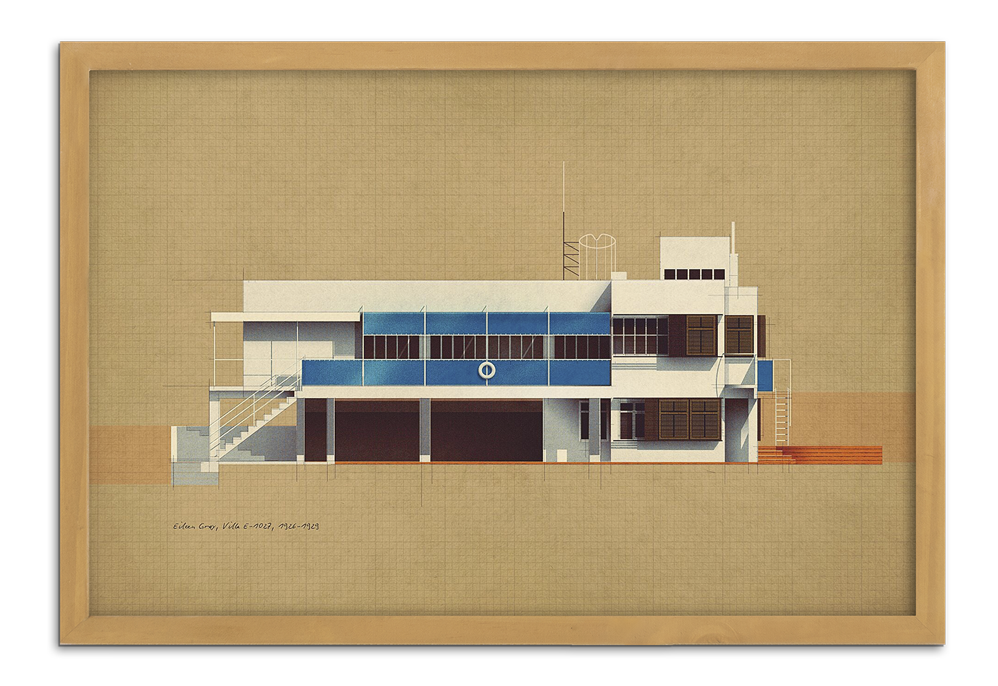 Eileen Gray, Villa E-1027, 1926-1929
