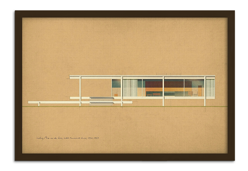 Ludwig Mies van der Rohe, Edith Farnsworth House, 1946-1951
