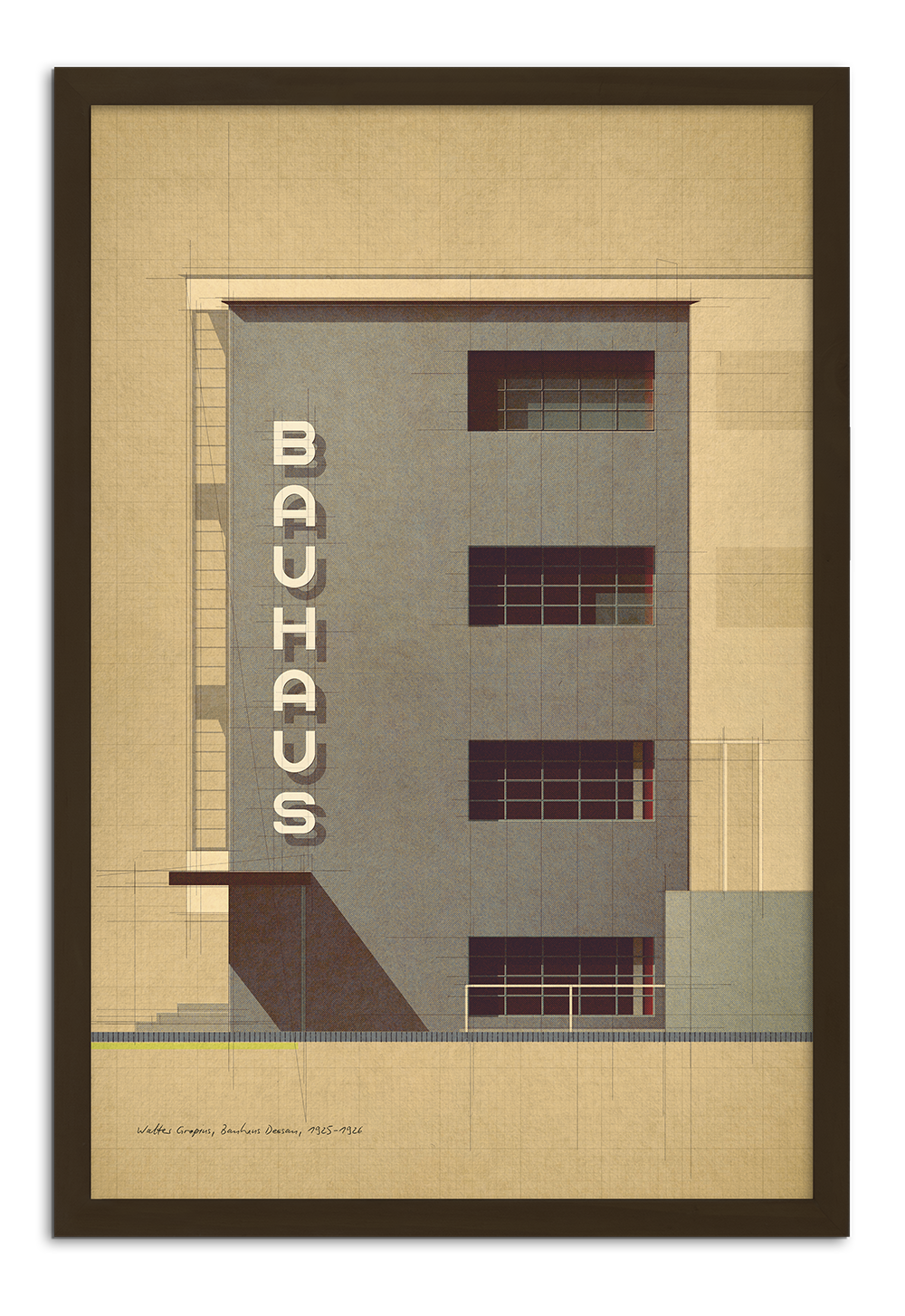 Walter Gropius, Bauhaus Dessau, 1925-1926