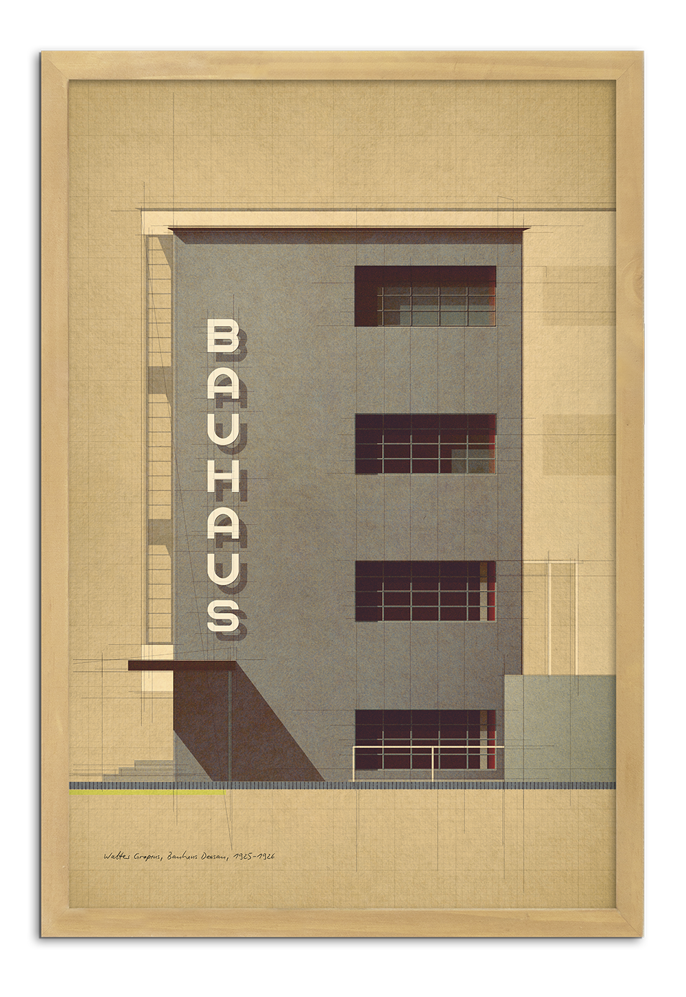 Walter Gropius, Bauhaus Dessau, 1925-1926