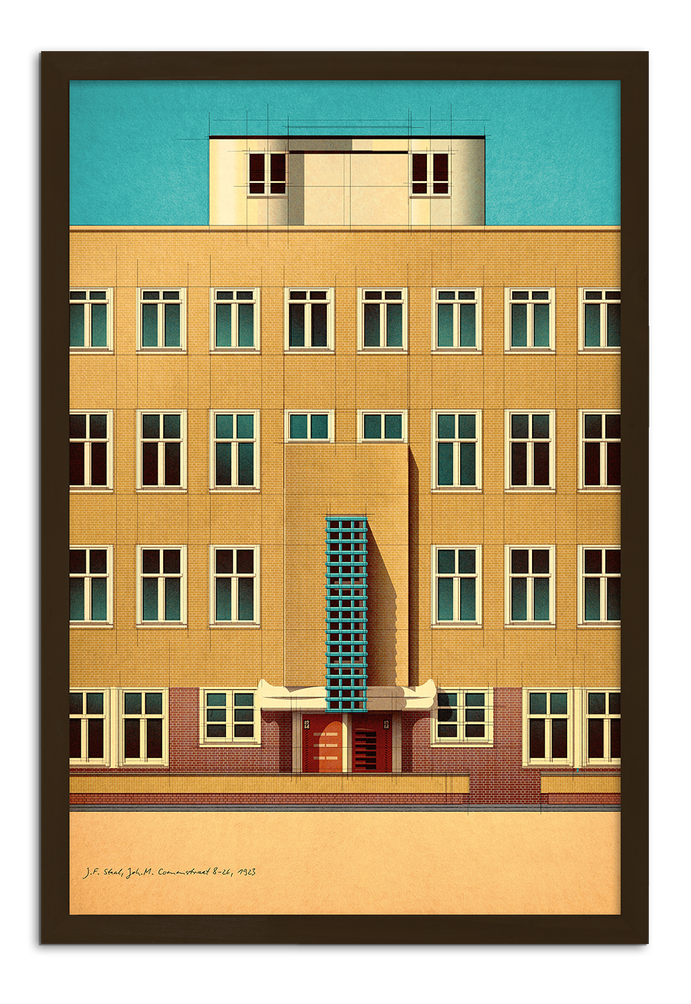 J.F. Staal, Joh.M. Coenenstraat 8-26, 1923