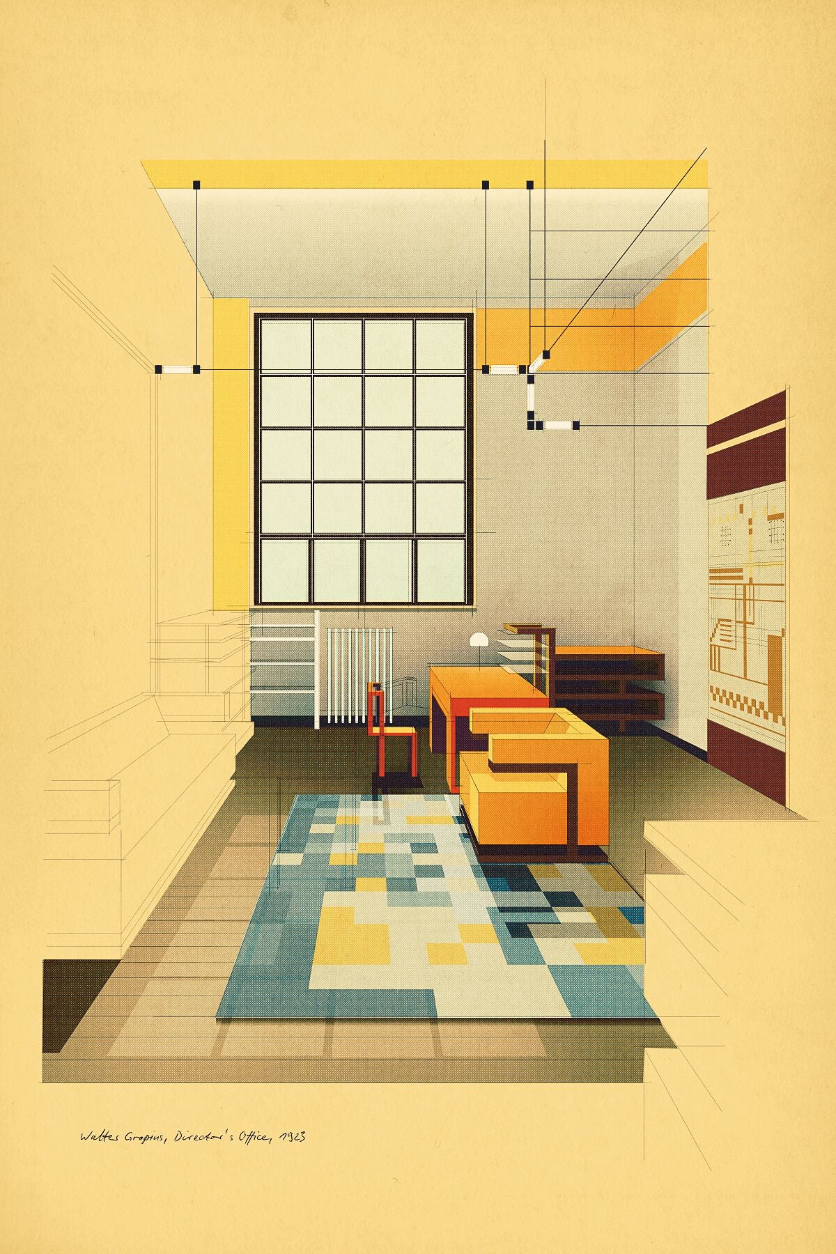 Walter Gropius, Director’s Office, 1923