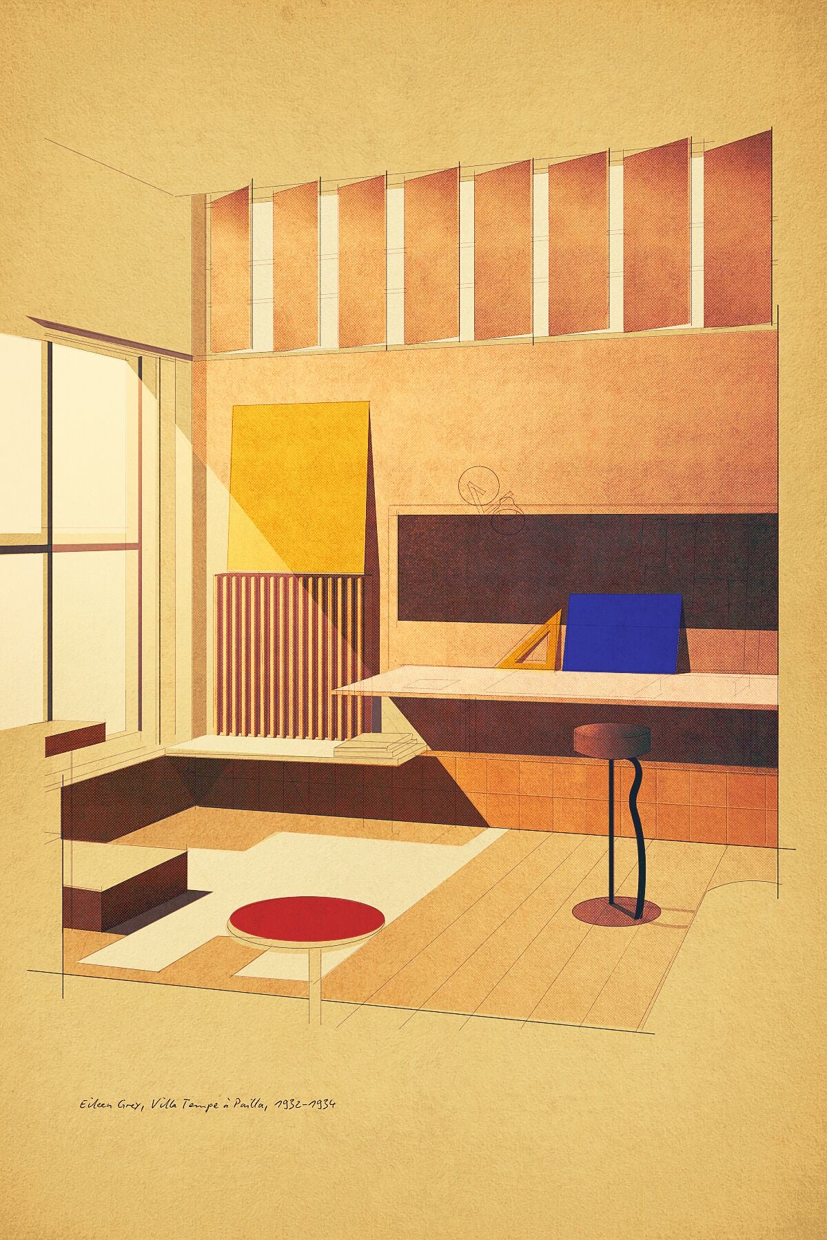 Eileen Grey, Villa Tempe à Pailla, 1932-1934