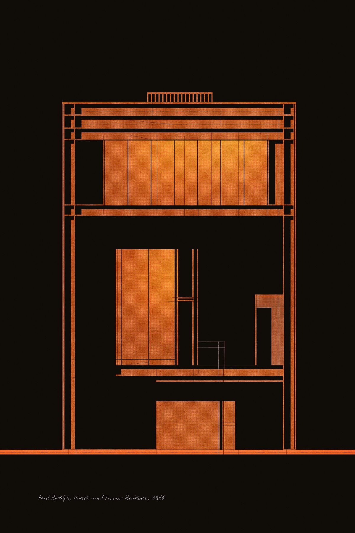 Paul Rudolph, Hirsch and Turner Residence, 1966