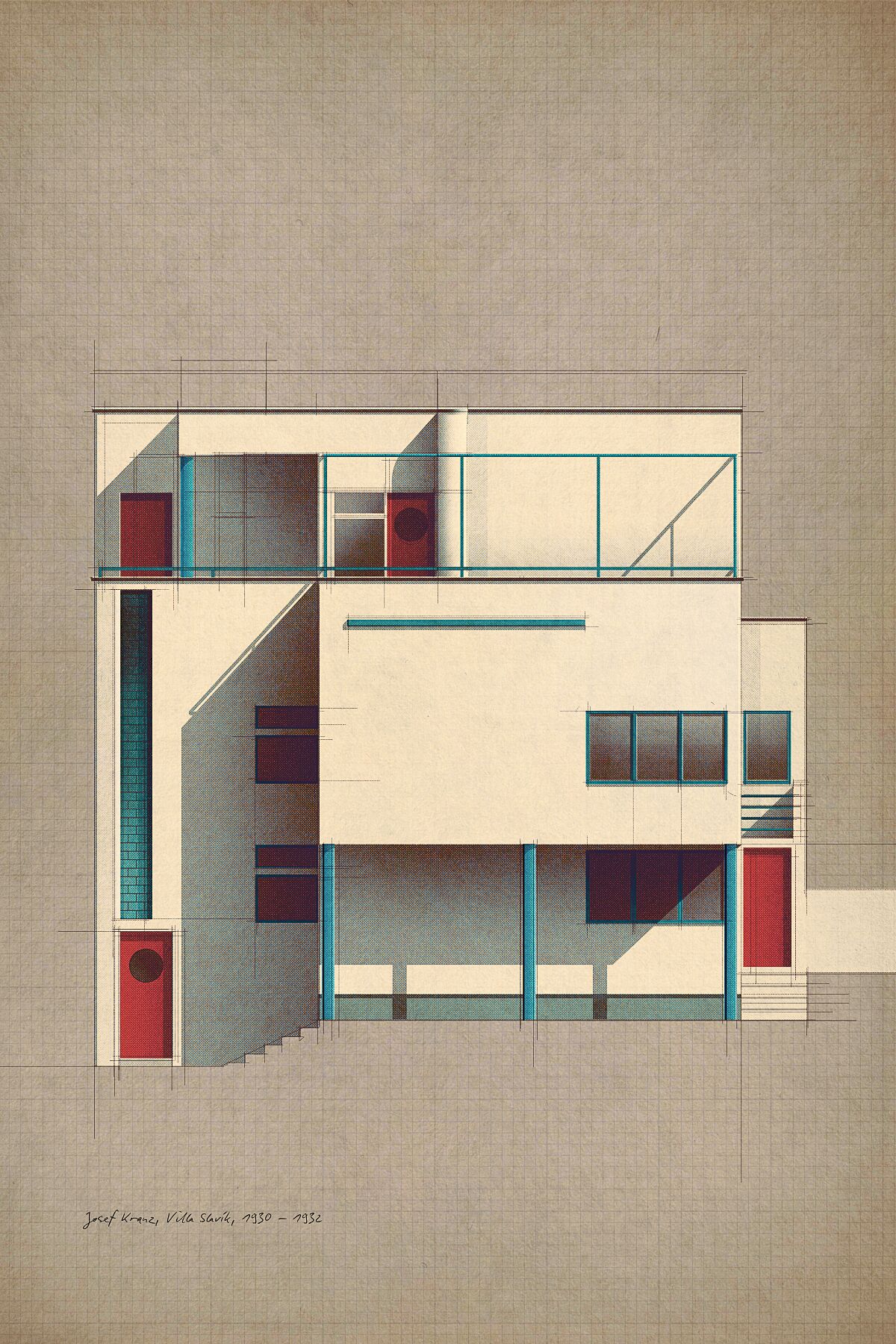 Josef Kranz, Villa Slavík, 1930–1932
