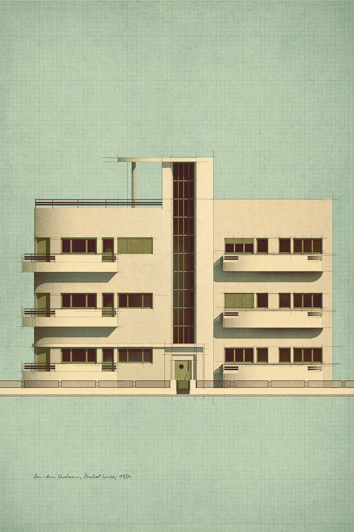 Ben-Ami Shulman, Zimbel house, 1934