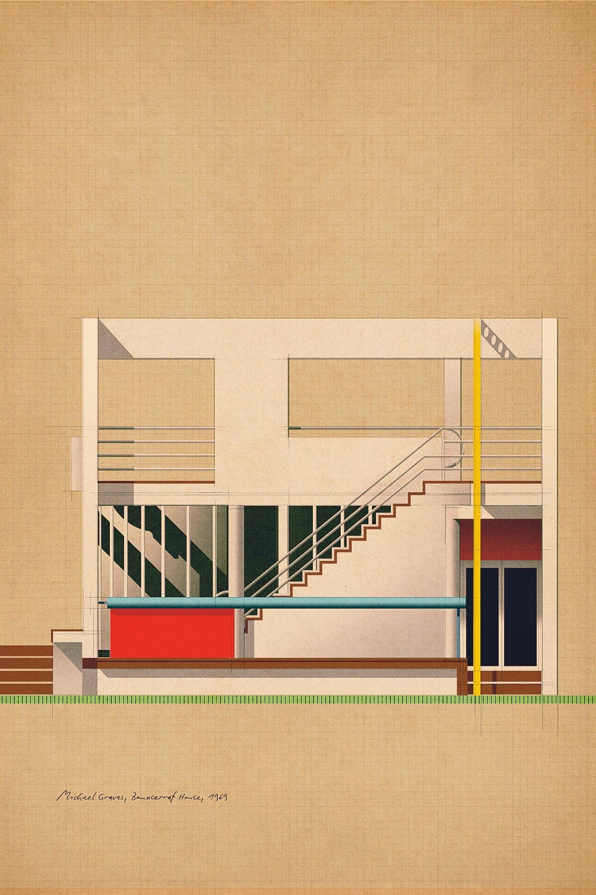 Michael Graves, Benacerraf House, 1969