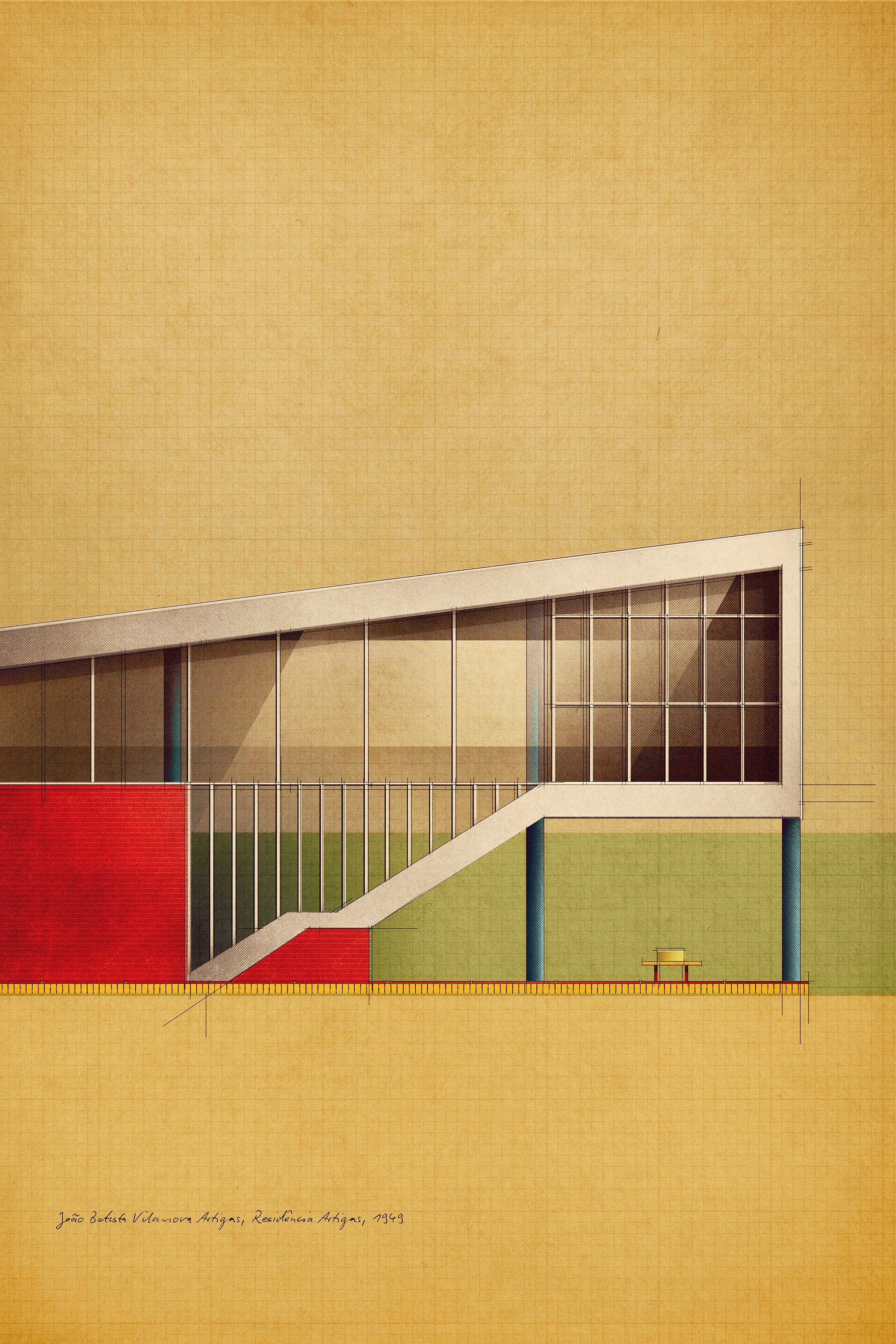 João Batista Vilanova Artigas, Residência Artigas, 1949