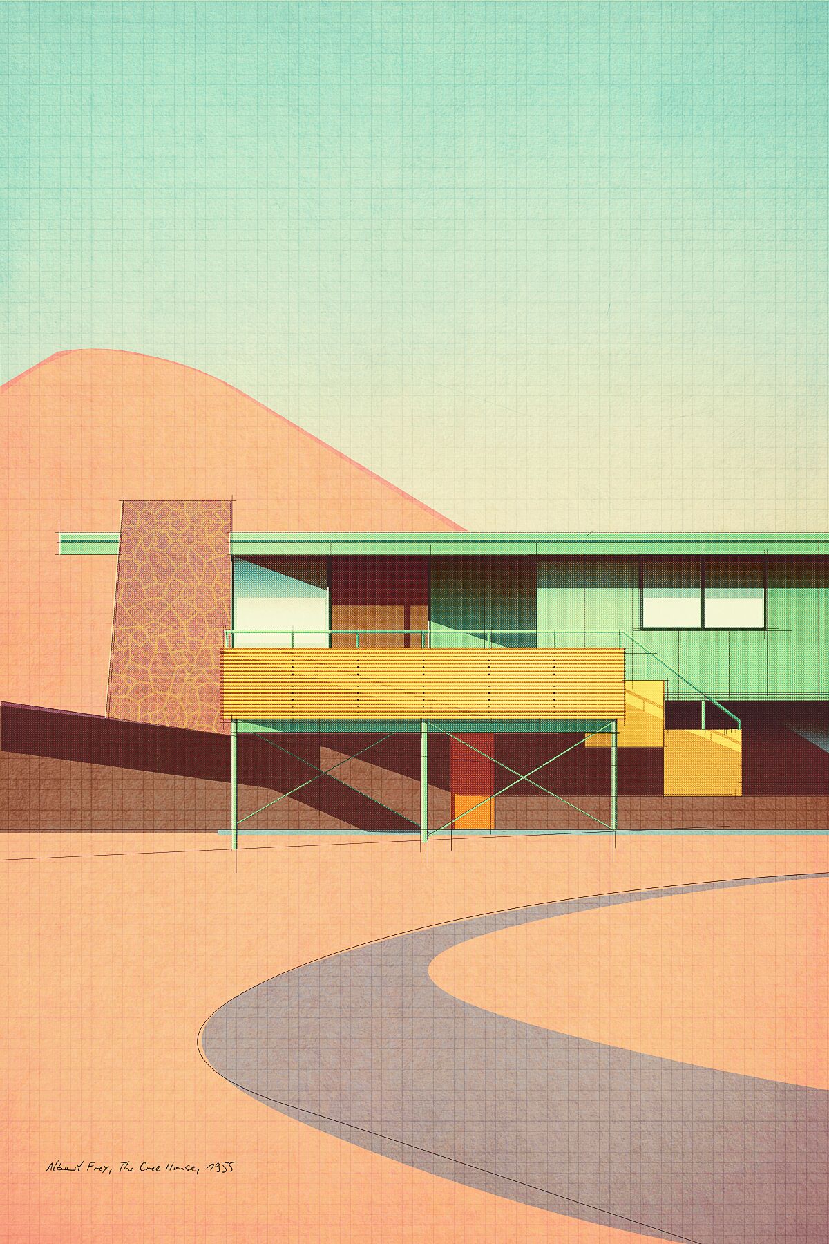 Albert Frey, The Cree House, 1955