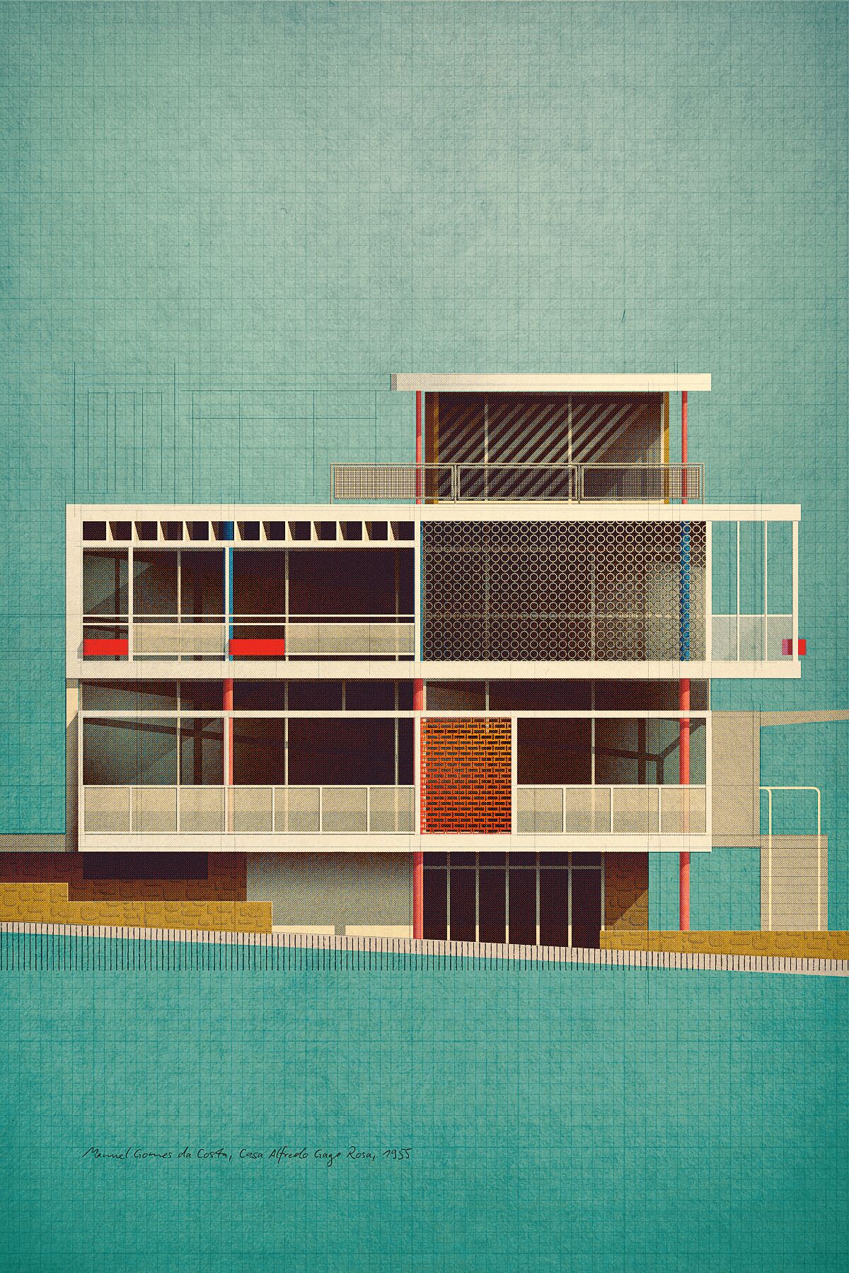 Manuel Gomes da Costa, Casa Alfredo Gago Rosa, 1955