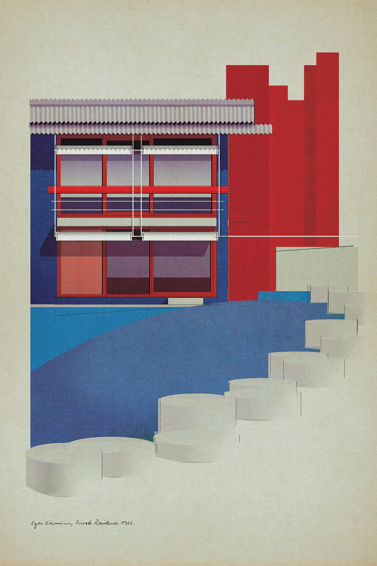 Egon Eiermann, private residence 1962