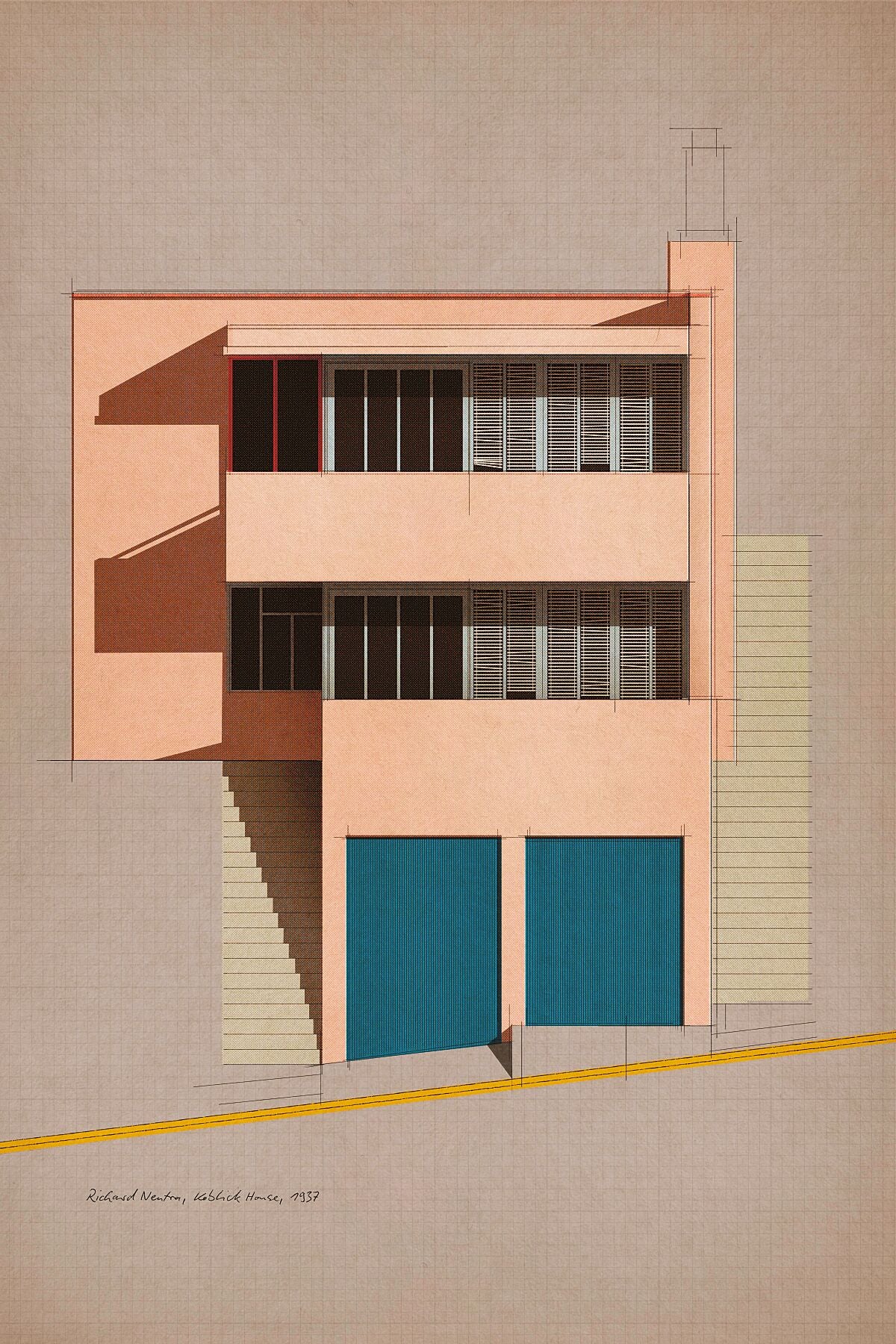 Richard Neutra, Koblick House, 1937