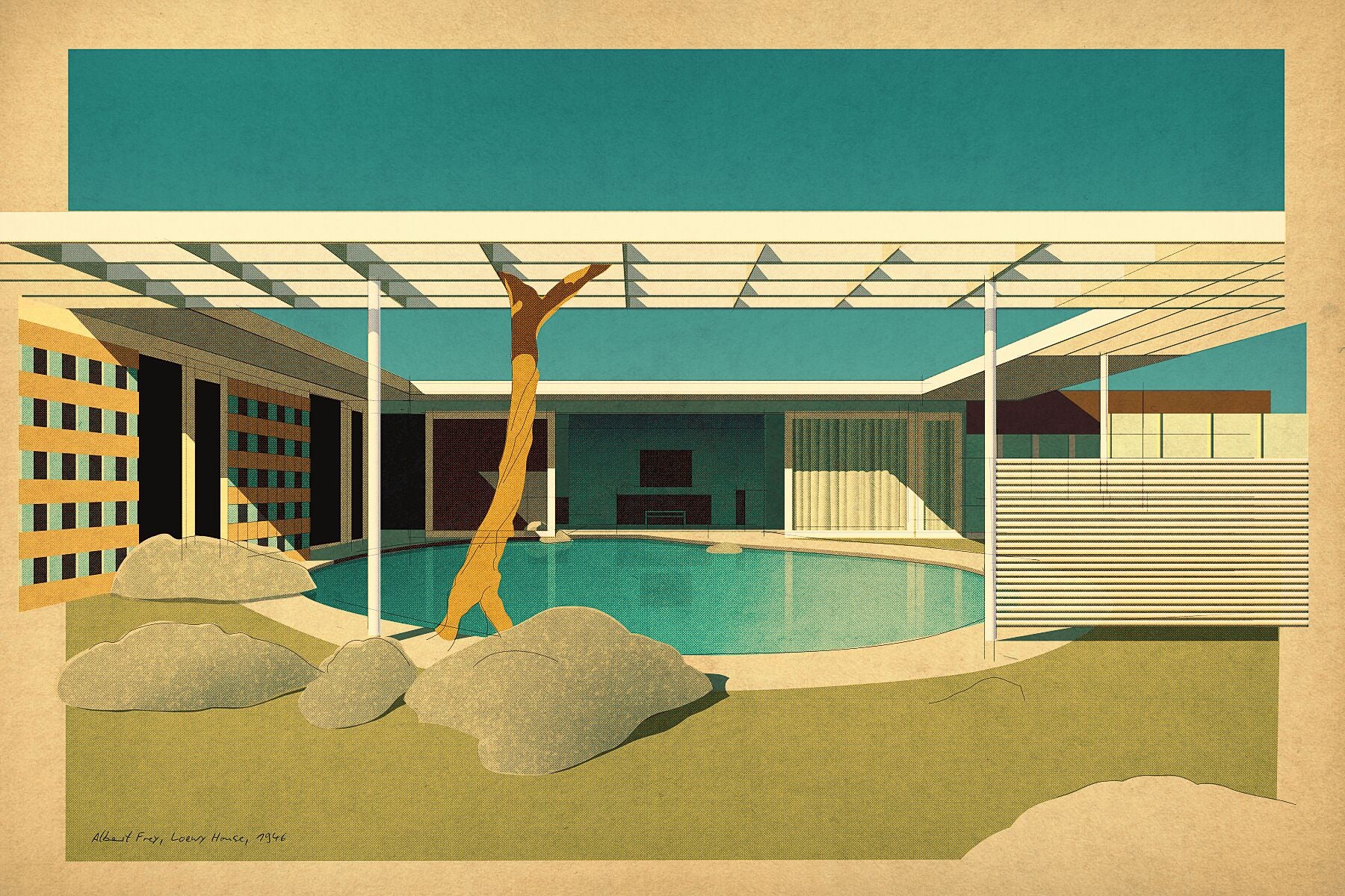 Albert Frey, Loewy House, 1946