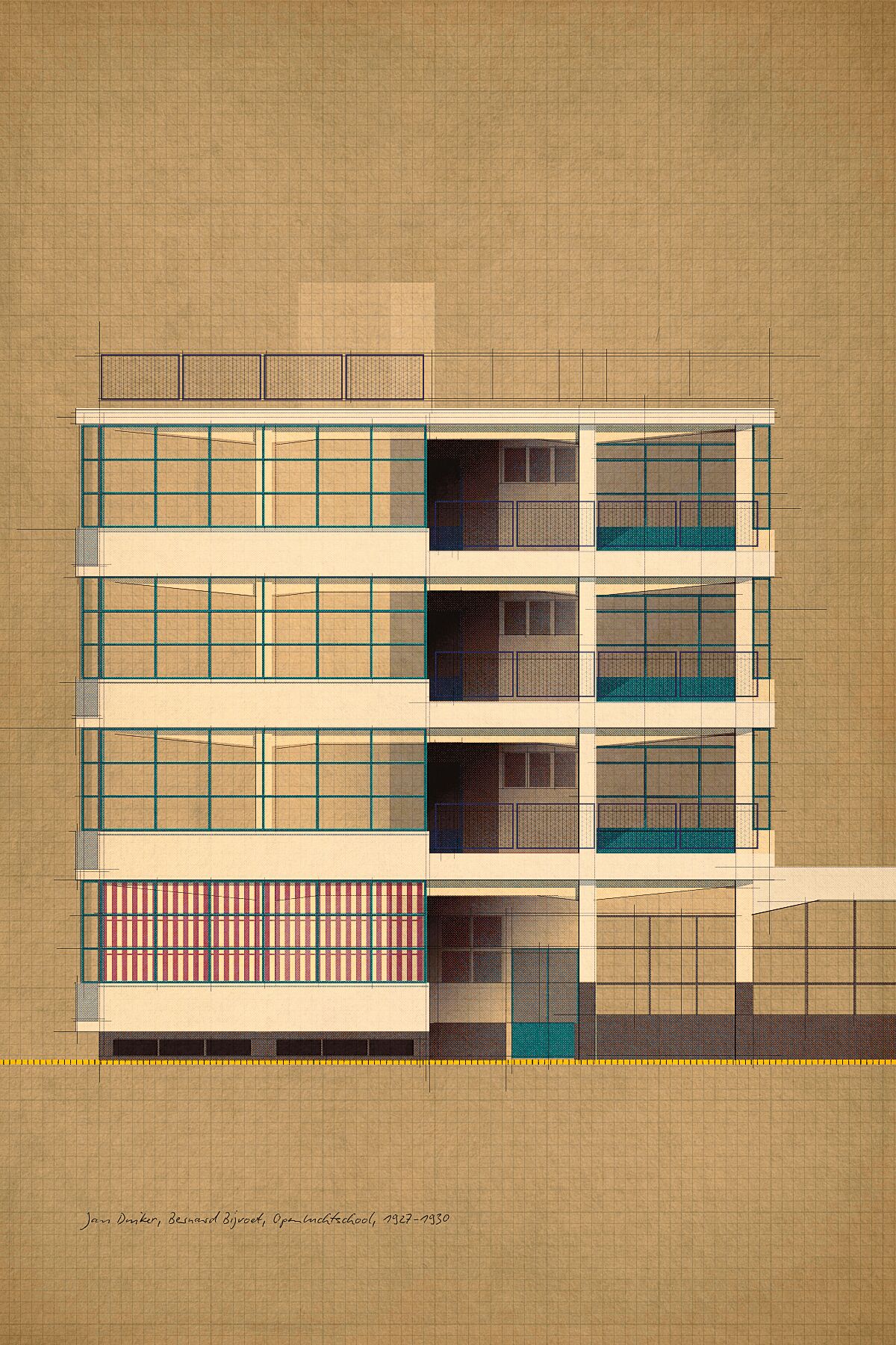 Jan Duiker, Bernard Bijvoet, Openluchtschool, 1927-1930