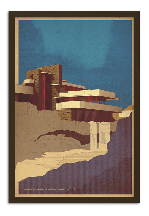 Frank Lloyd Wright, Falling Water (Kaufmann residence), 1934-1937