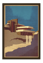 Load image into Gallery viewer, Frank Lloyd Wright, Falling Water (Kaufmann residence), 1934-1937
