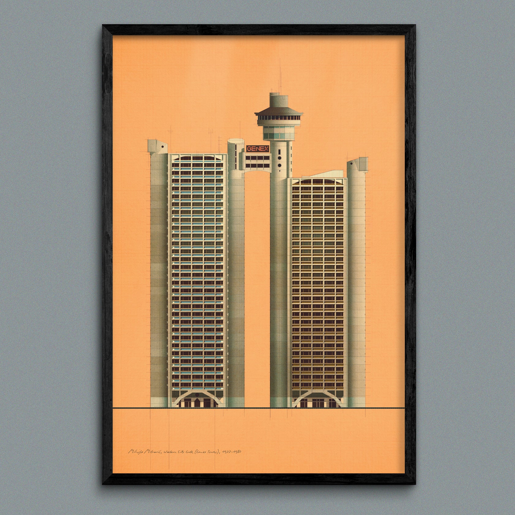 Mihajlo Mitrović, Western City Gate (Genex Tower), 1977-1980