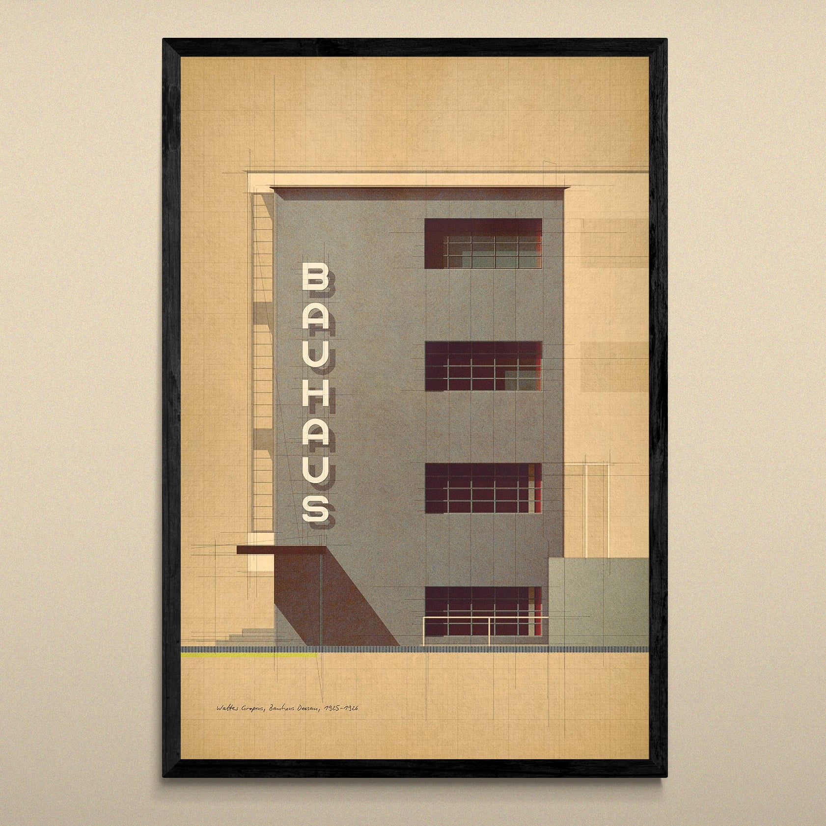 Walter Gropius, Bauhaus Dessau, 1925-1926 – Prints by Studio