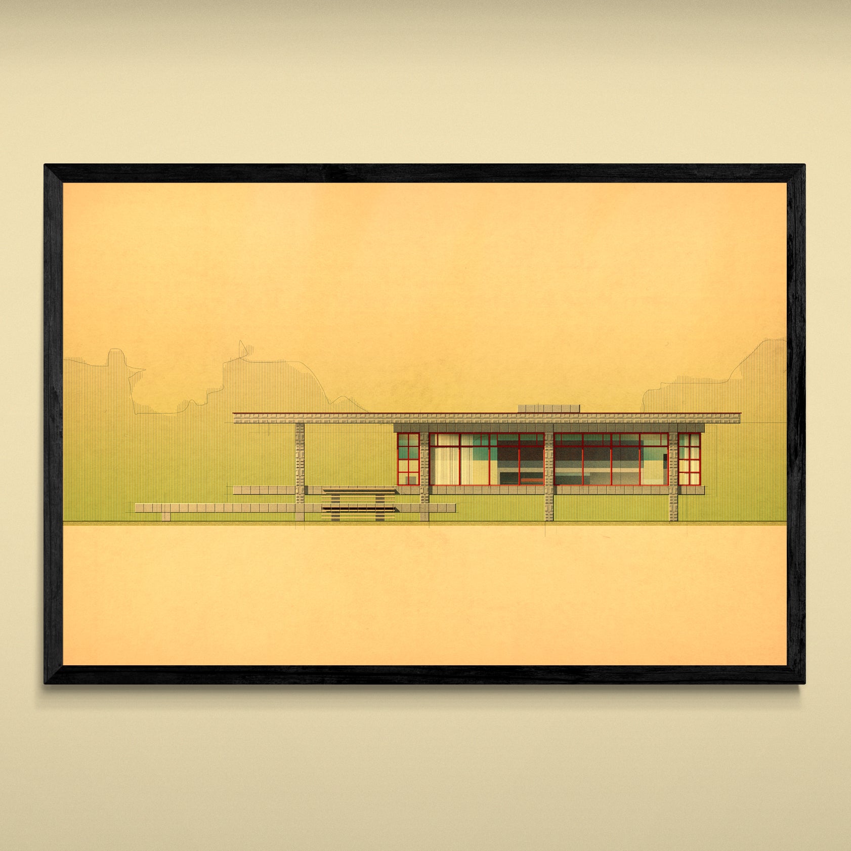 Fictional Facade No.40. Mies by Frank