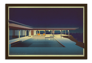 Pierre Koenig, CSH22 Stahl House, 1959. Night