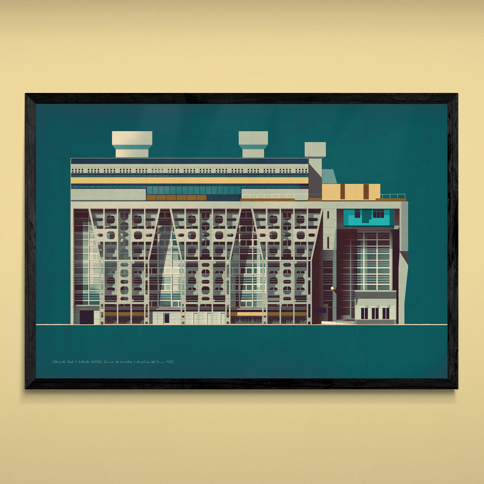 Clorindo Testa, Banco de Londres y América del Sur, 1959