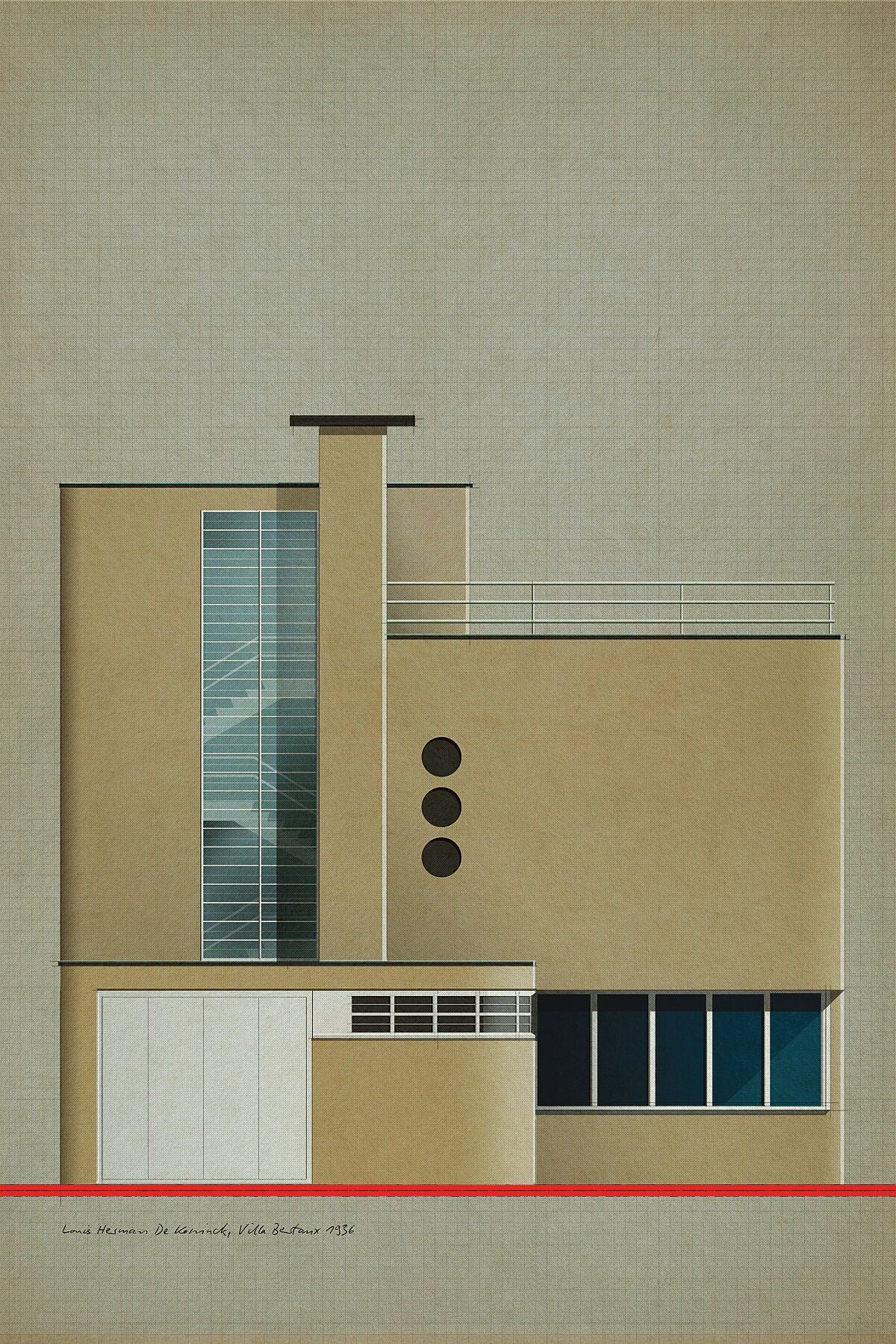 Louis Herman De Koninck, Villa Bertaux 1936