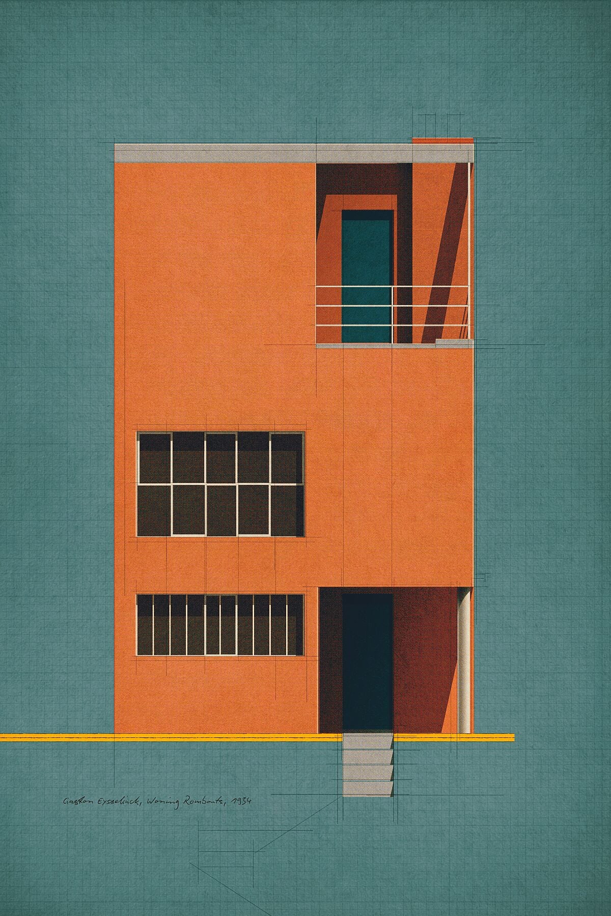 Gaston Eysselinck, Woning Rombouts, 1934