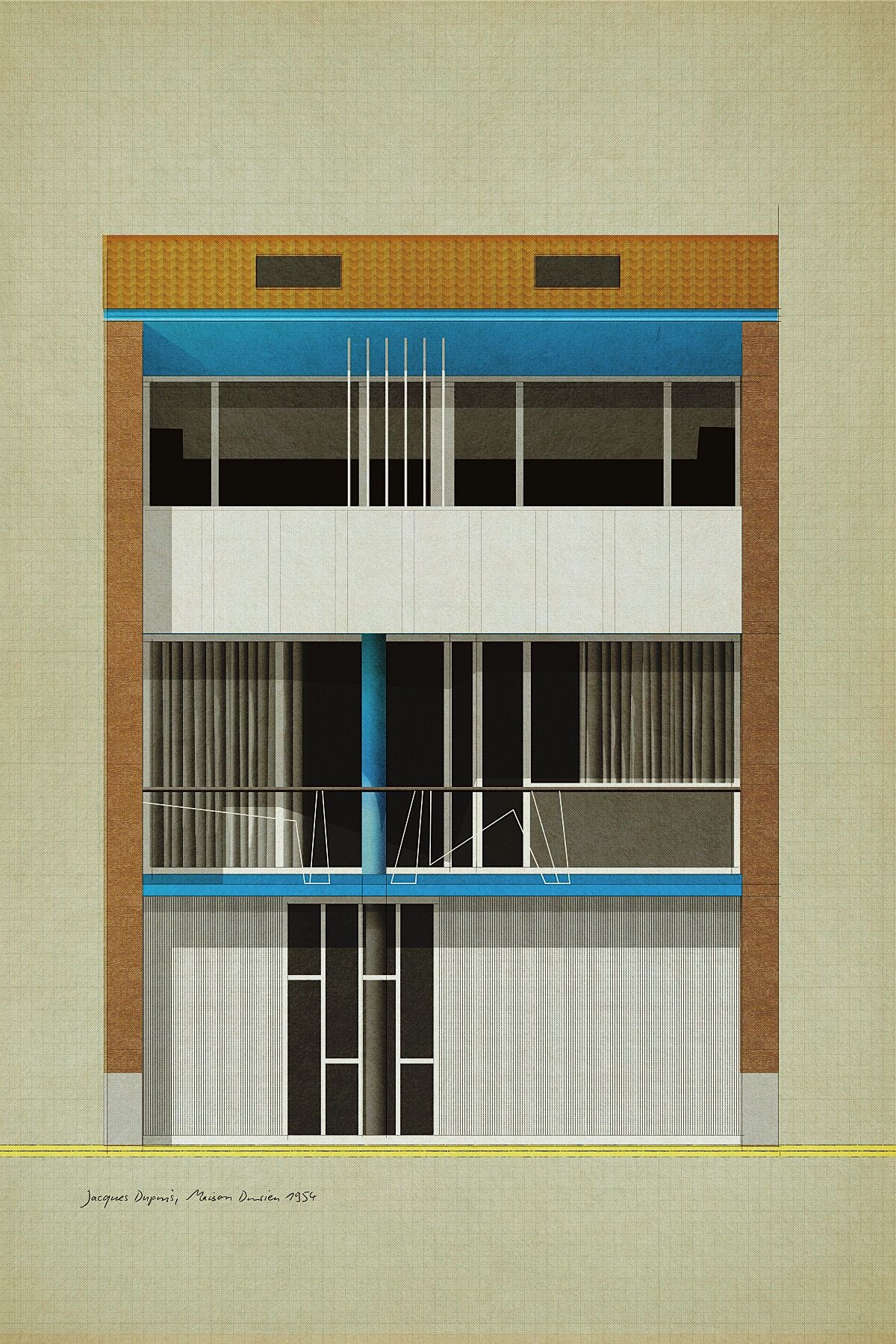 Jaques Dupuis, Maison Durieu, 1954