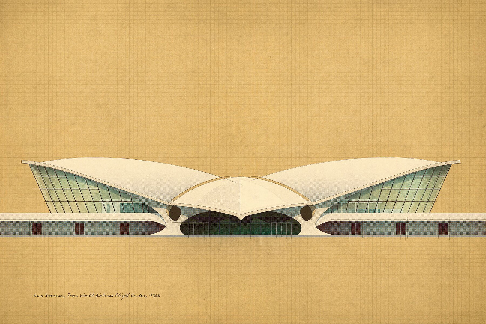 Eero Saarinen, Trans World Airlines Flight Center, 1962