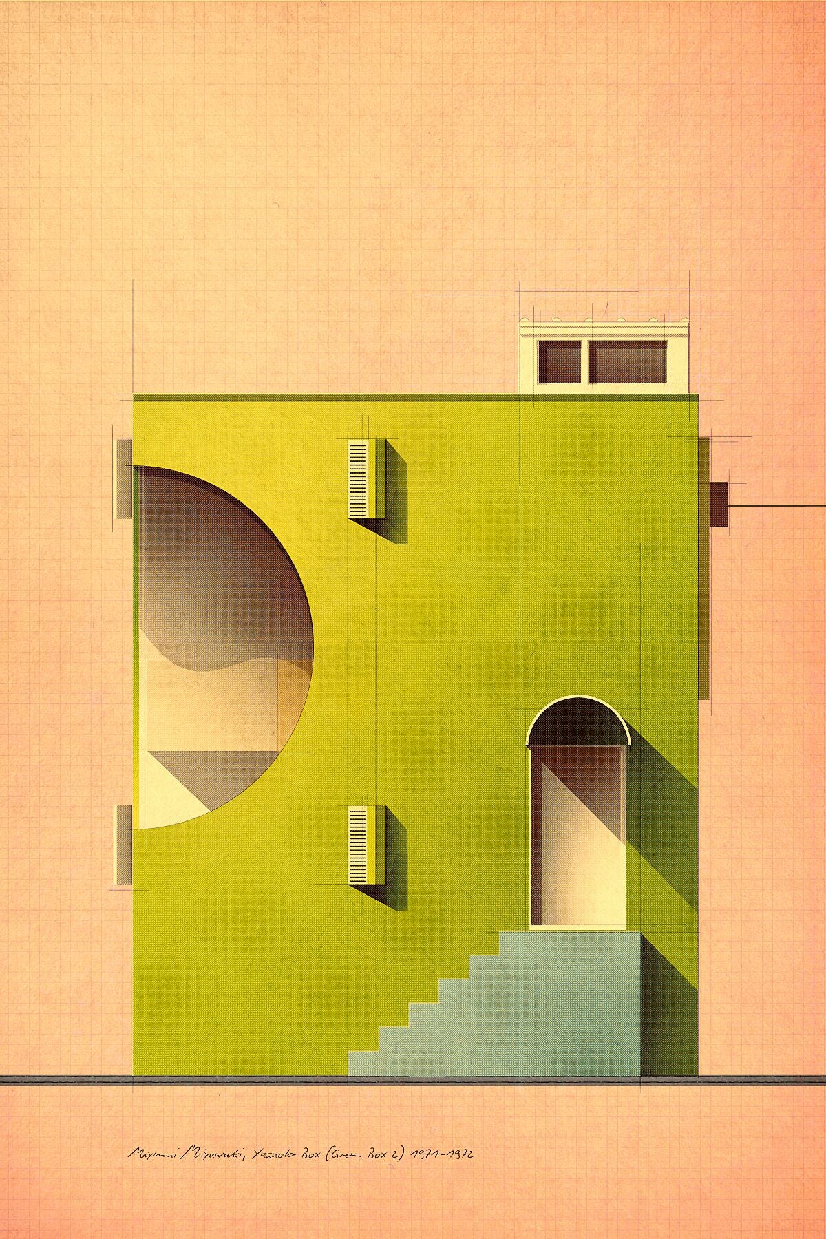 Mayumi Miyawaki, Yasuoka Box (Green Box 2) 1971-1972