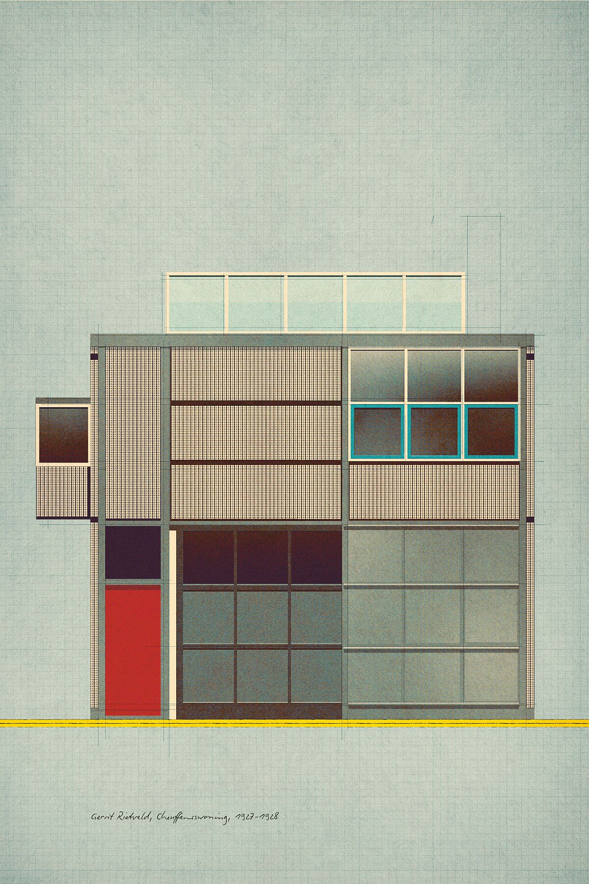 Gerrit Rietveld, Chauffeurswoning, 1927-1928